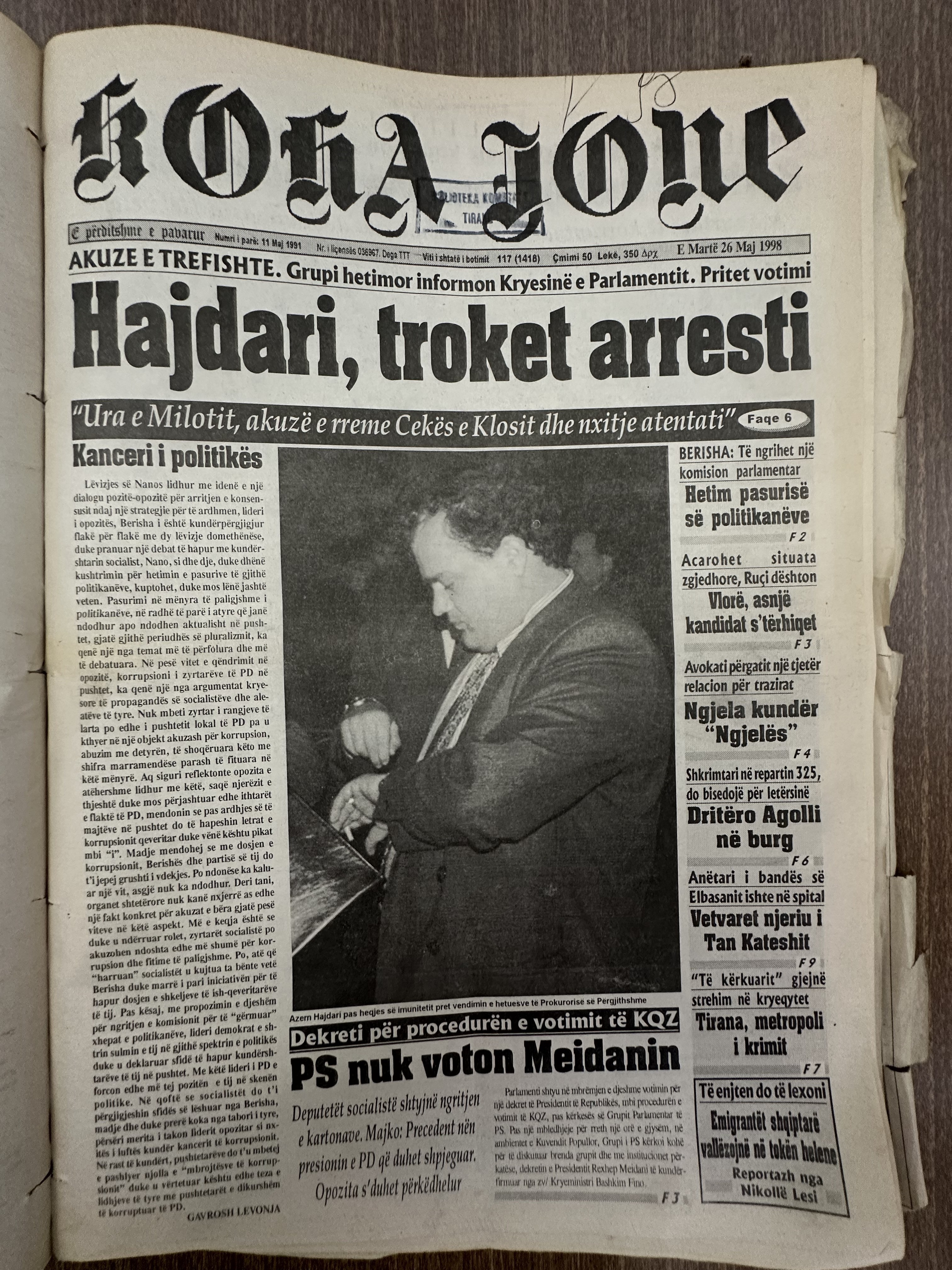 Koha Jonë 1998-05-26